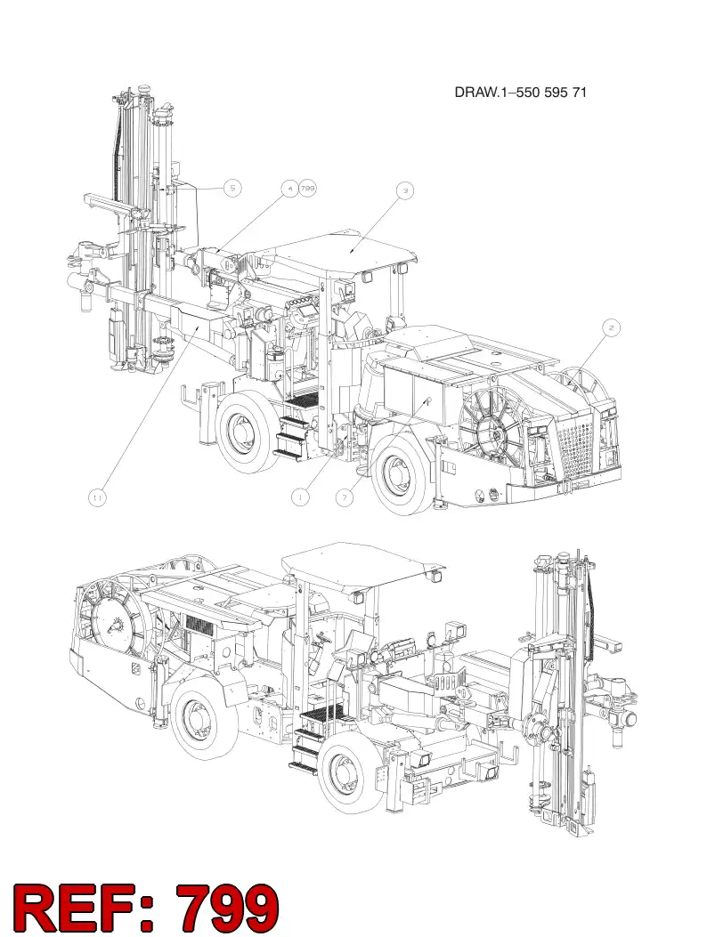 55059885 550 598 85 SCREW SET - Sandvik Technical Drawing