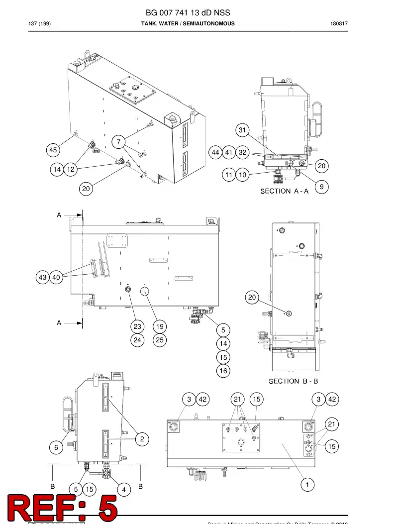 55060021 550 600 21 Valve, Ball - Sandvik Technical Drawing
