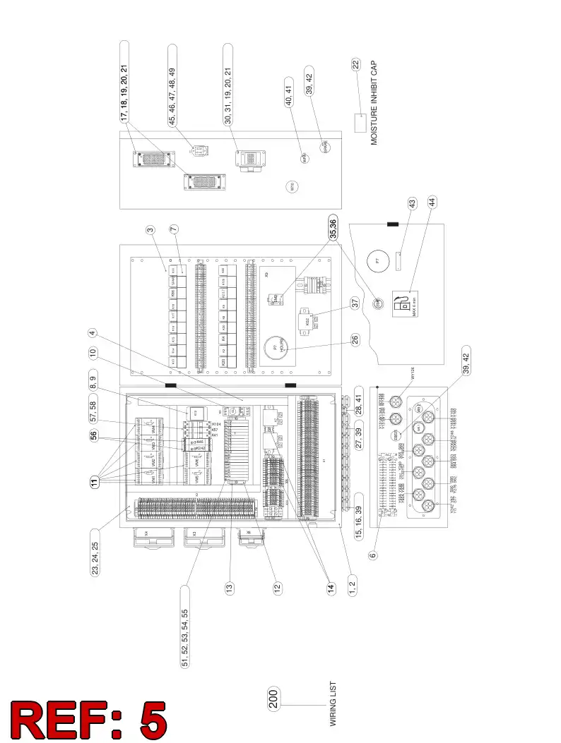 55060042 550 600 42 CABLE ASSEMBLY - Sandvik Technical Drawing