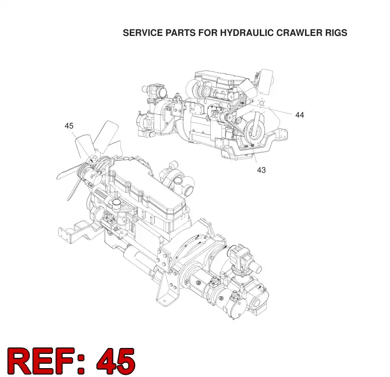 55060498 550 604 98 V-BELT - Sandvik Technical Drawing