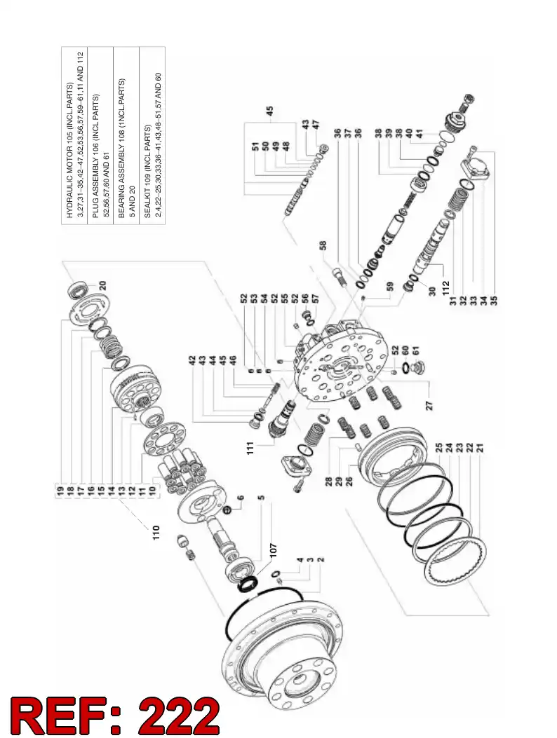 55060643 550 606 43 MODIFICATION KIT - Sandvik Technical Drawing
