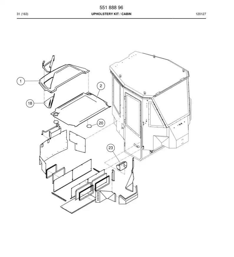 55060864 550 608 64 COMPARTIMENTO - Sandvik Technical Drawing
