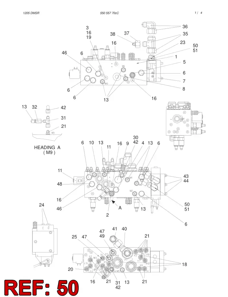 55060879 550 608 79 ORIFICE - Sandvik Technical Drawing