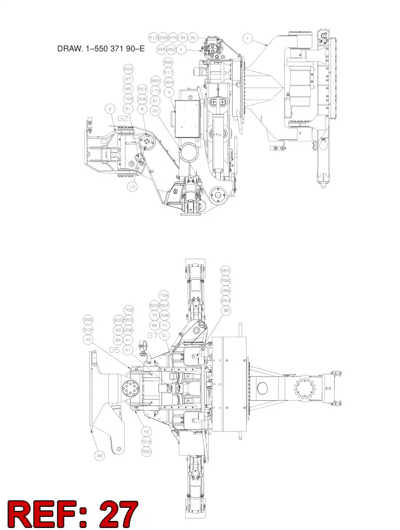 55061139 550 611 39 PLATE - Sandvik Technical Drawing