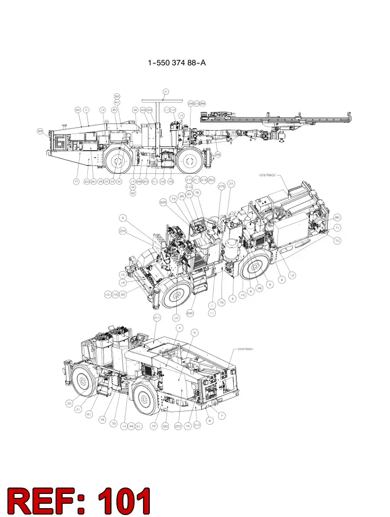 55061342 550 613 42 INSTRUCTION PLATE - Sandvik Technical Drawing