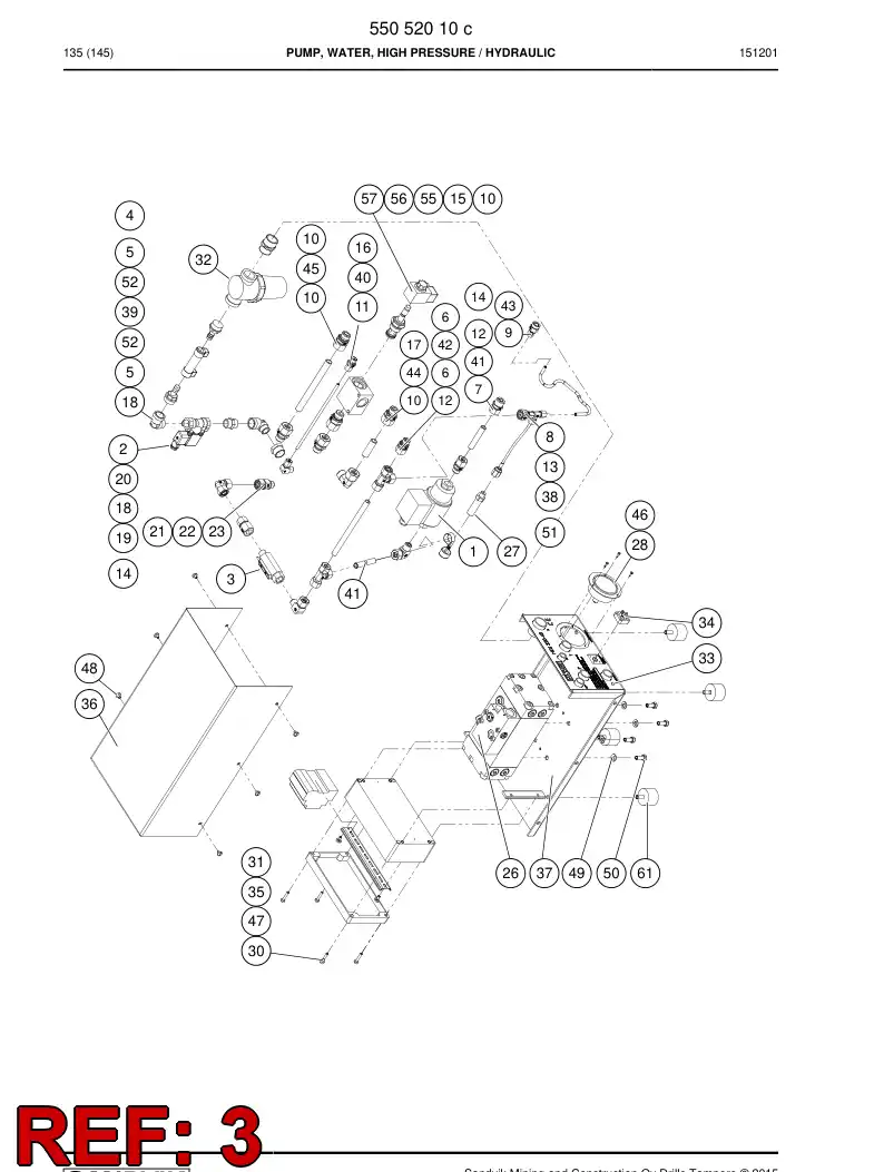 55061442 550 614 42 Switch, Flow - Sandvik Technical Drawing