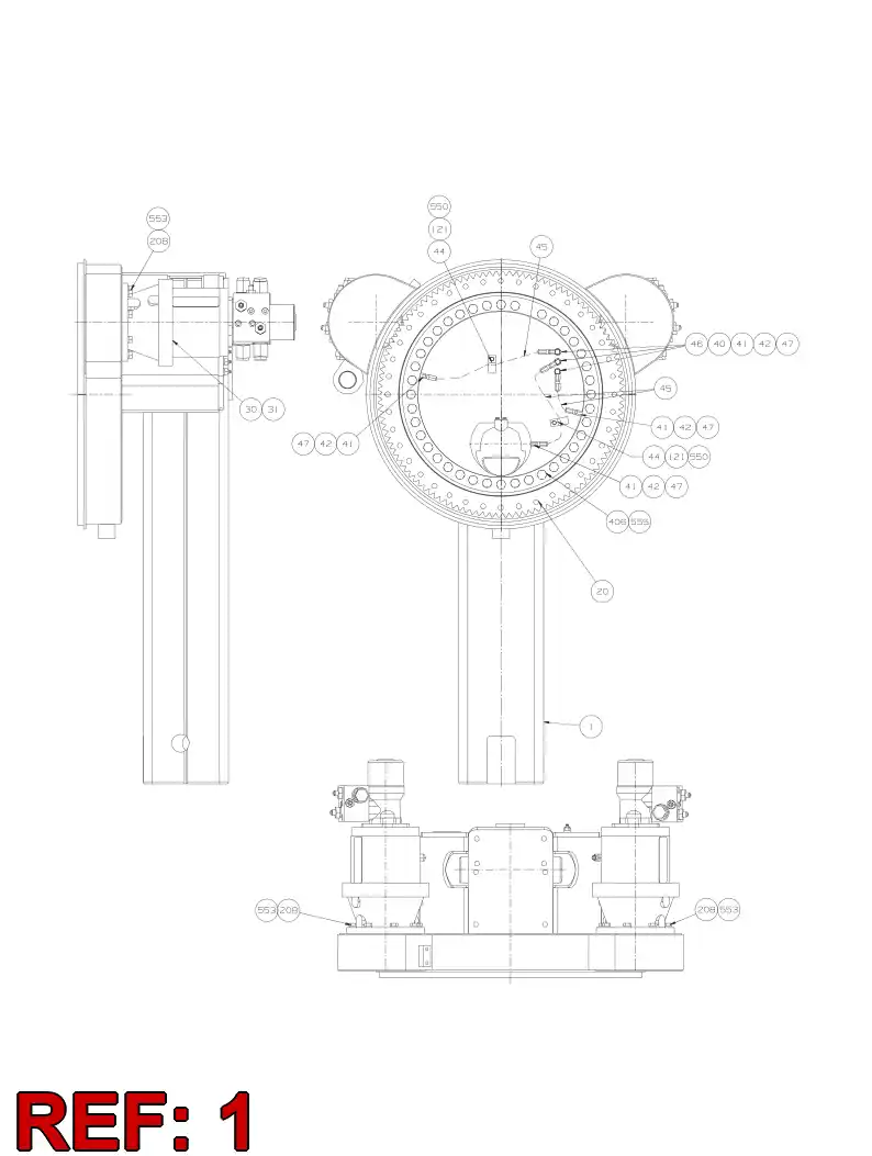 55062006 550 620 06 INNER TUBE - Sandvik Technical Drawing