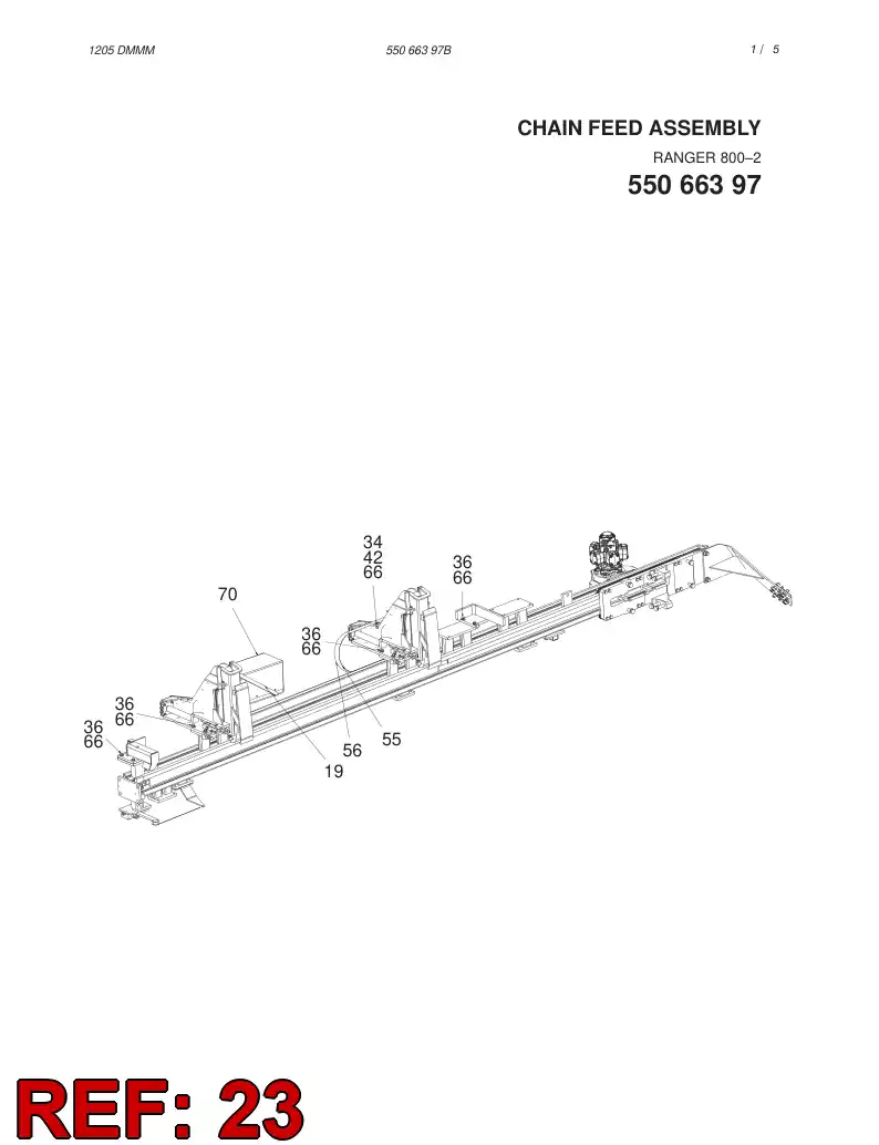 55062016 550 620 16 SUPPORT - Sandvik Technical Drawing