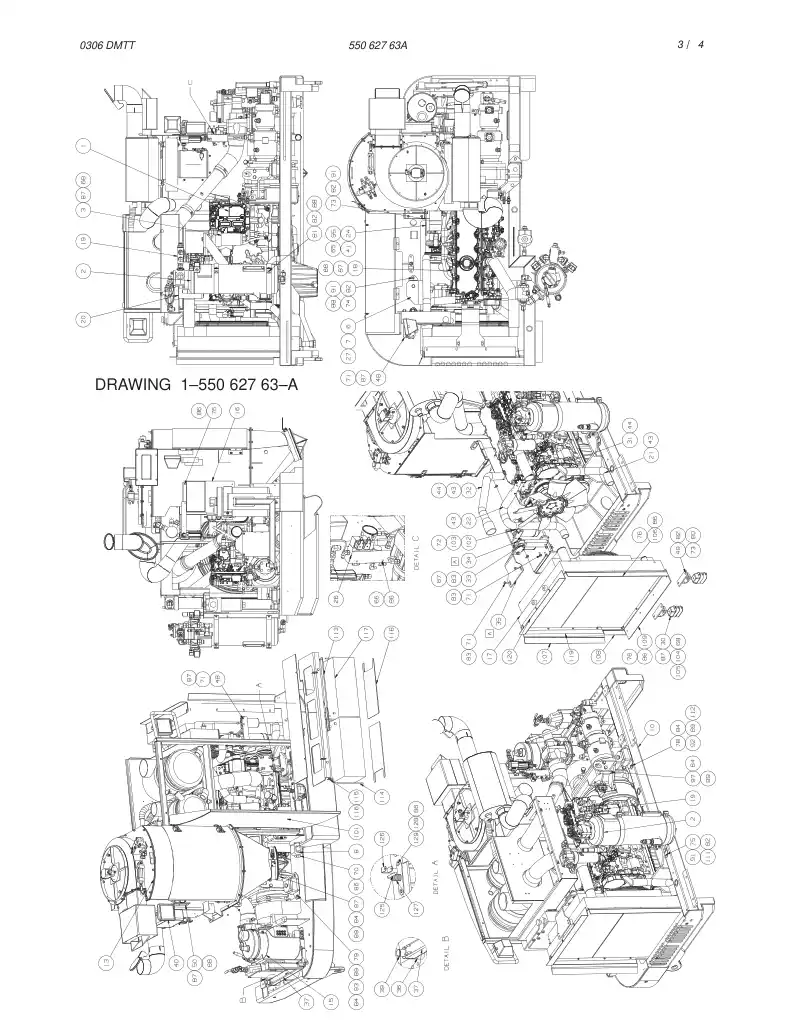 55062763A 550 627 63A POWERPACK - Sandvik Technical Drawing