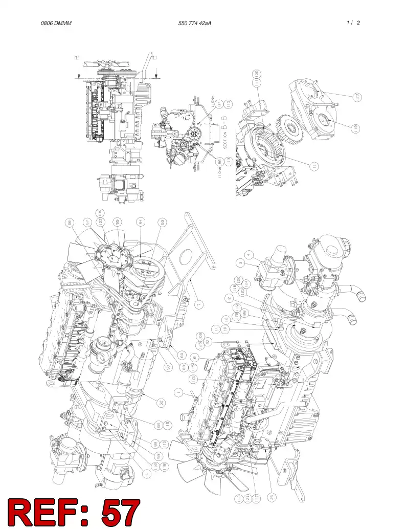 55062823 550 628 23 Pillow block - Sandvik Technical Drawing