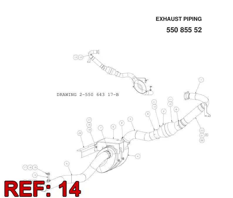 55062887 550 628 87 PLATE - Sandvik Technical Drawing