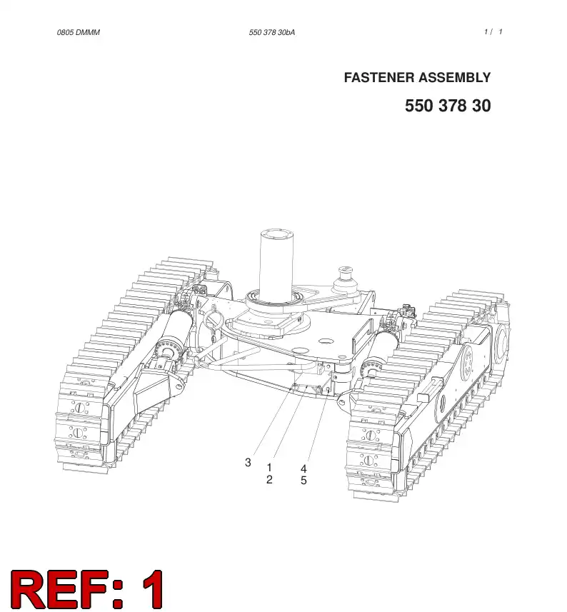 55063251 550 632 51 BRACKET - Sandvik Technical Drawing