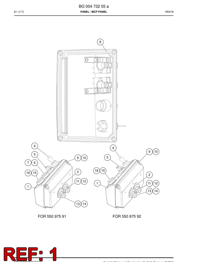 55063583a 550 635 83a PRING - Sandvik Technical Drawing