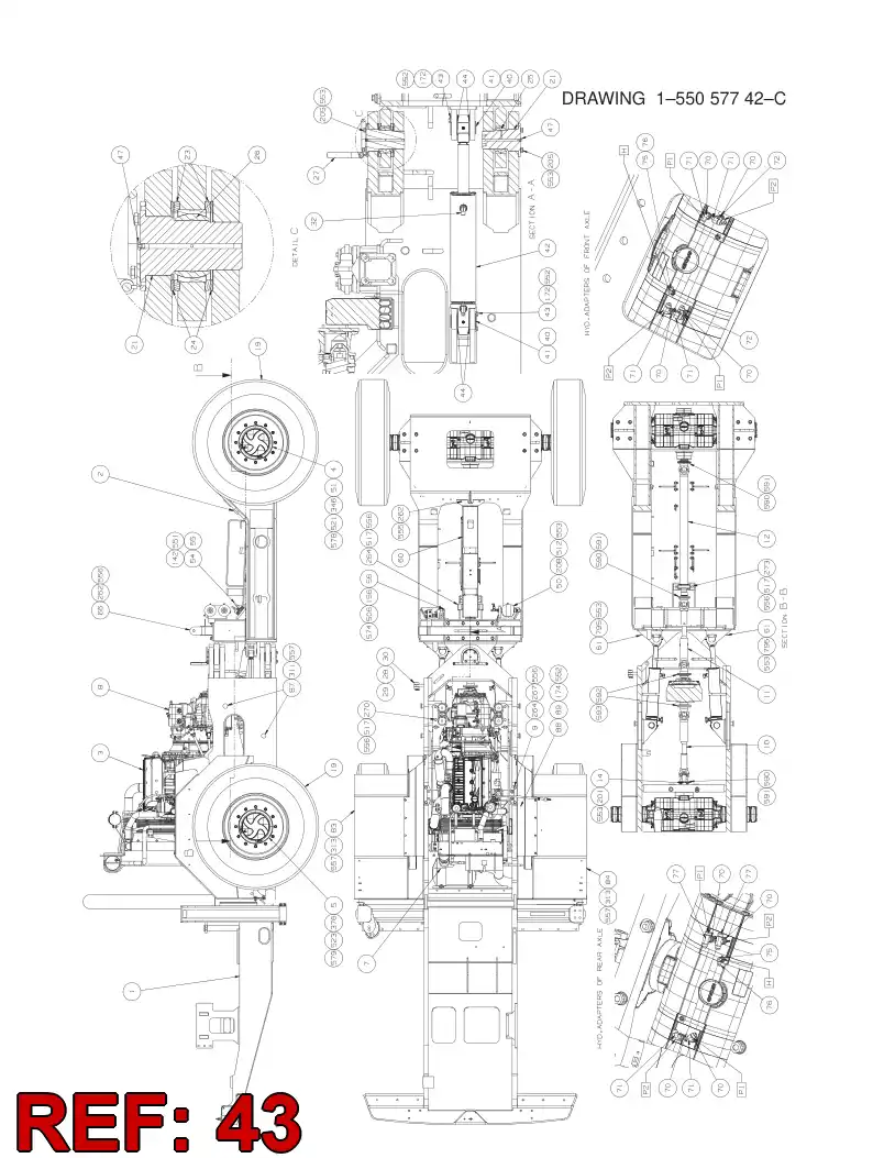 55063626 550 636 26 PLATE - Sandvik Technical Drawing