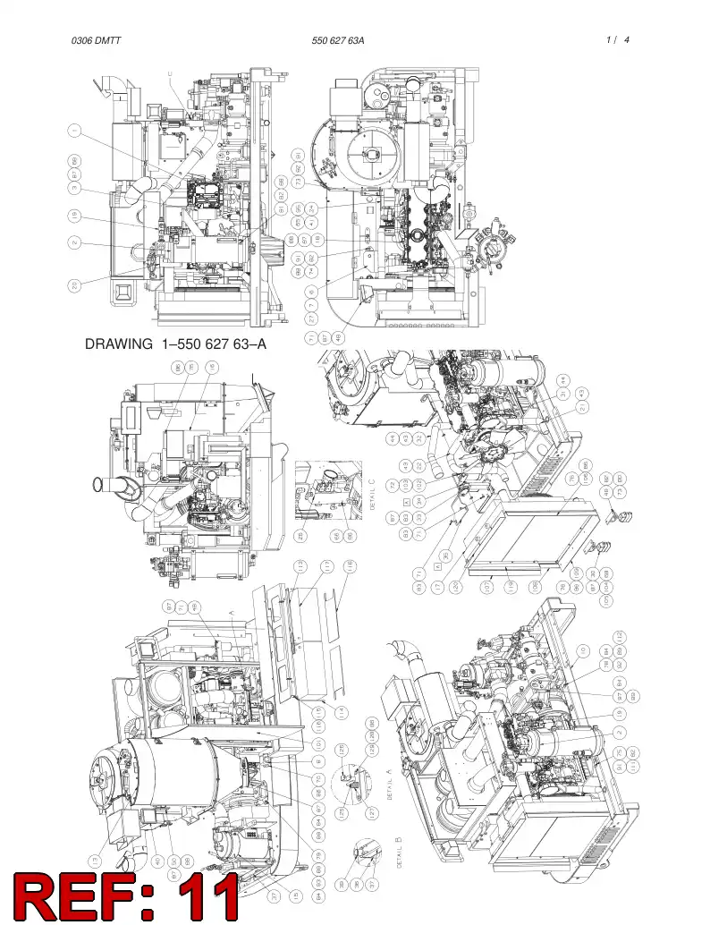 55064056 550 640 56 ASSEMBLY - Sandvik Technical Drawing