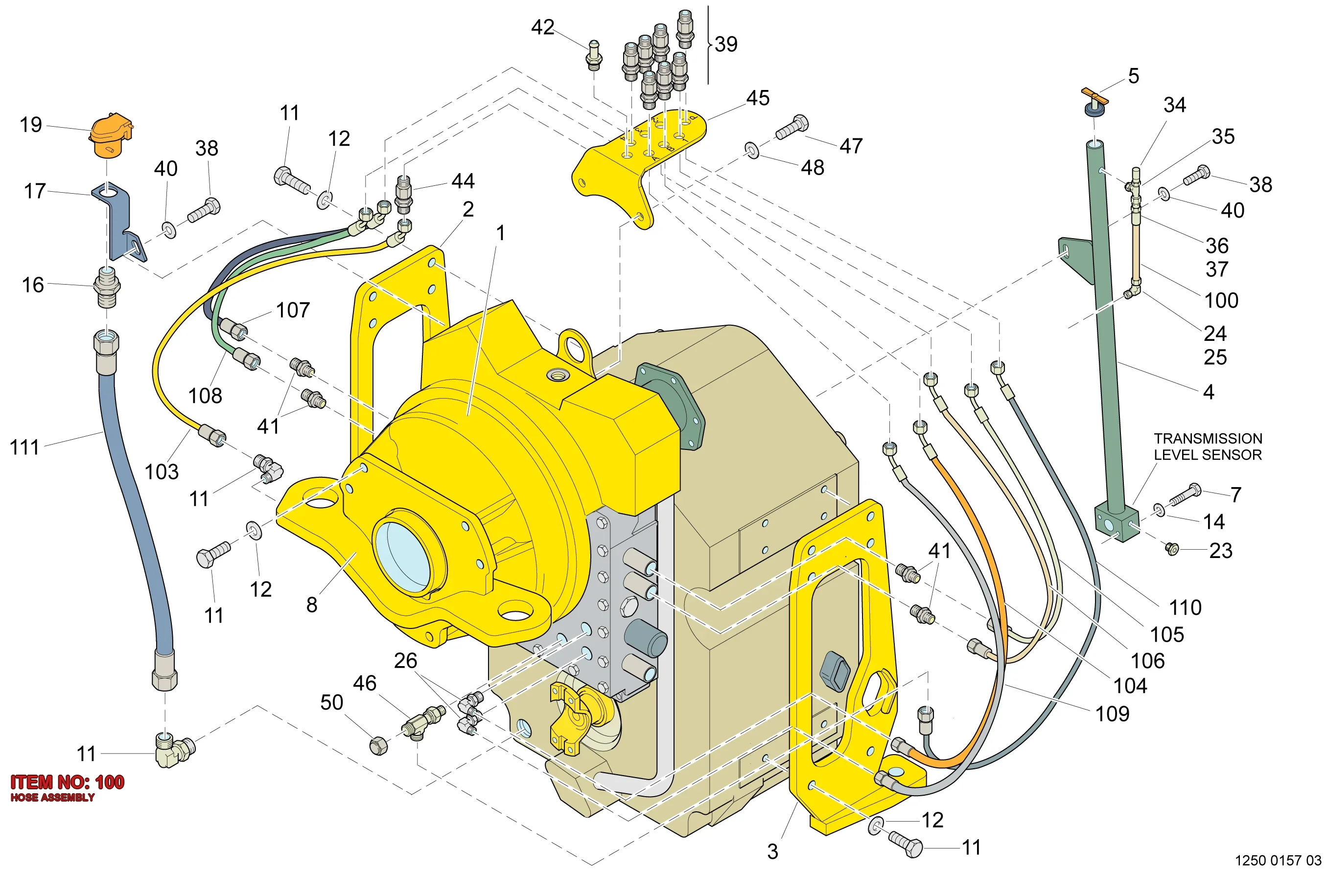 5506 4473 00 HOSE ASSEMBLY - Technical Drawing