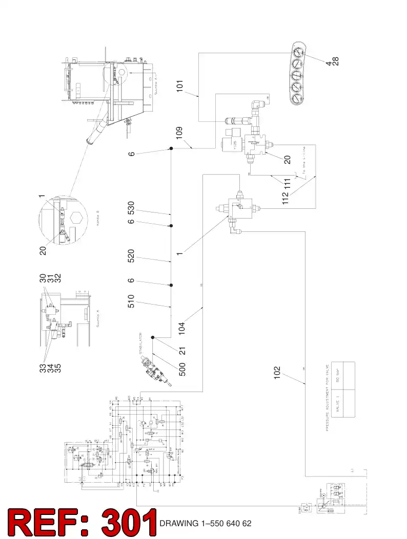 55064479 550 644 79 HOSING - Sandvik Technical Drawing