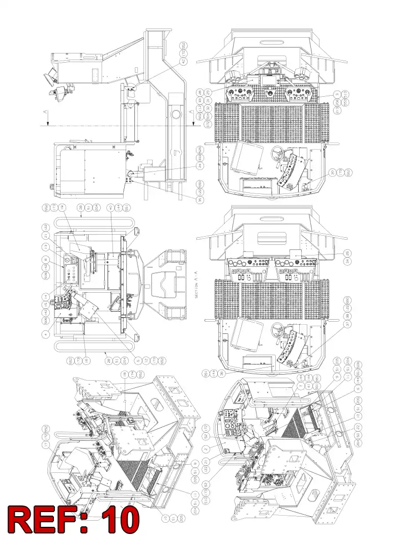 55064598 550 645 98 PLATE - Sandvik Technical Drawing