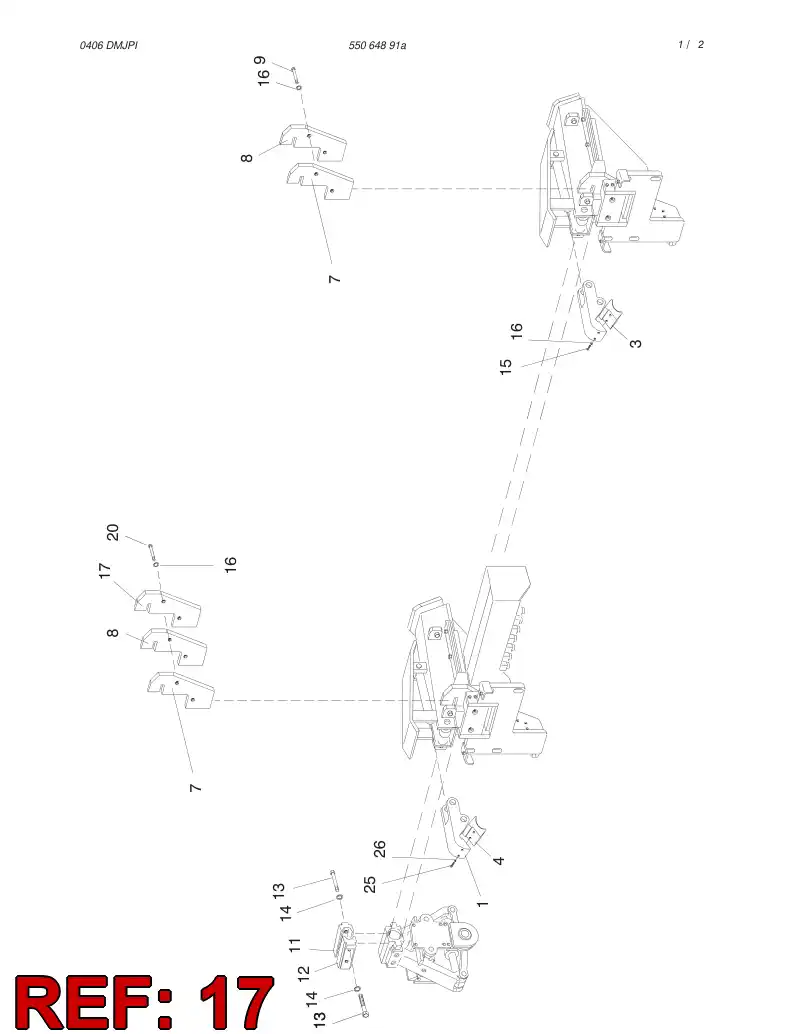55064773 550 647 73 Plate - Sandvik Technical Drawing