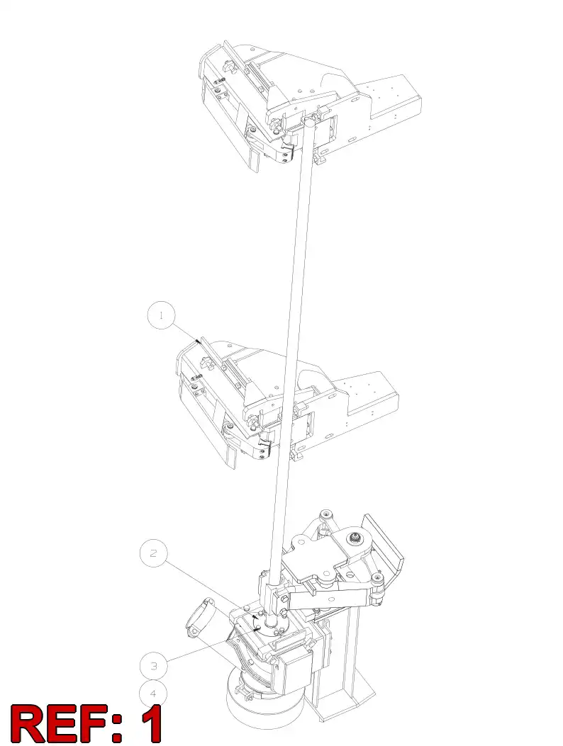 55064903 550 649 03 JAWS ASSEMBLY - Sandvik Technical Drawing