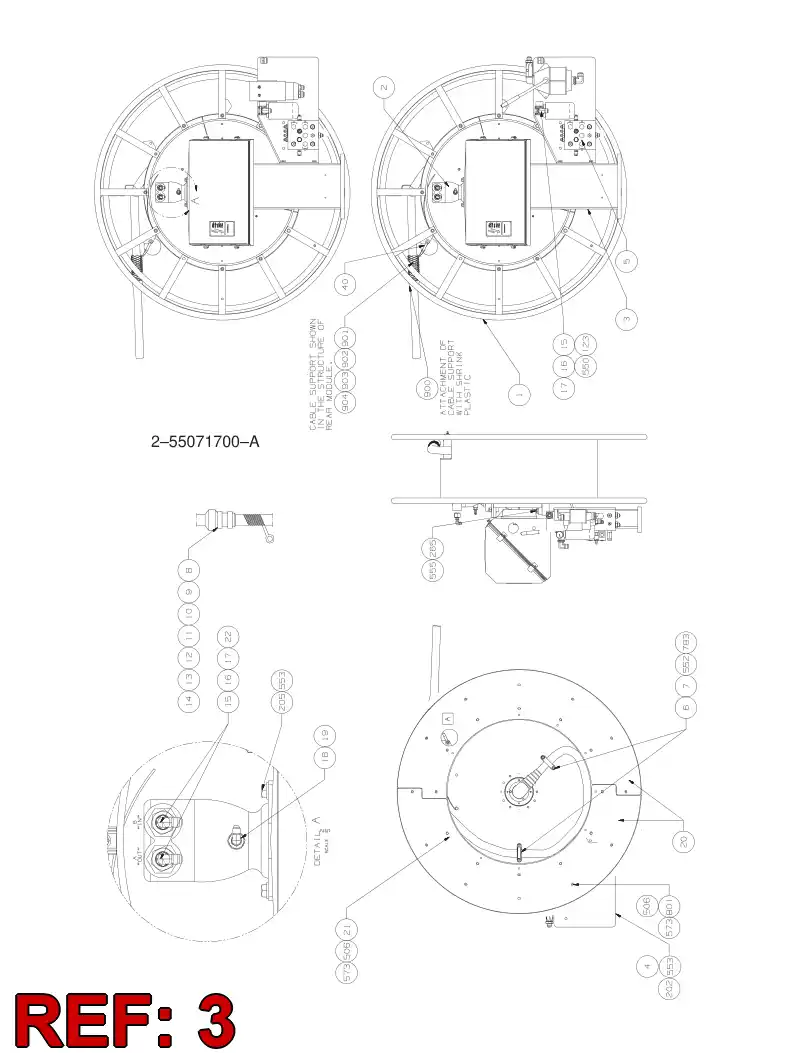 55065000 550 650 00 BRACKET - Sandvik Technical Drawing