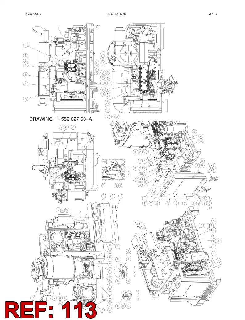55065062 550 650 62 Flat bar - Sandvik Technical Drawing