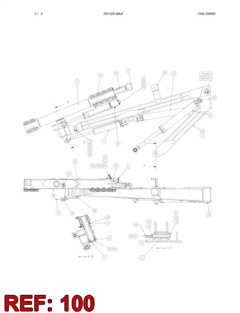 55065436 550 654 36 VLVULA DE ALVIO DE PRESSO - Sandvik Technical Drawing