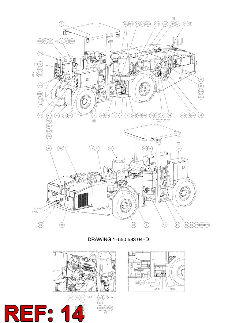 55065528 550 655 28 Supporting block - Sandvik Technical Drawing