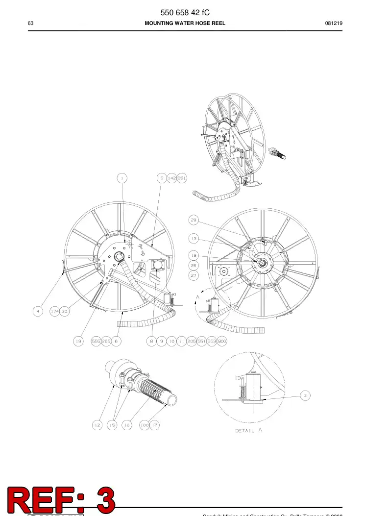 55065605 550 656 05 Plate - Sandvik Technical Drawing