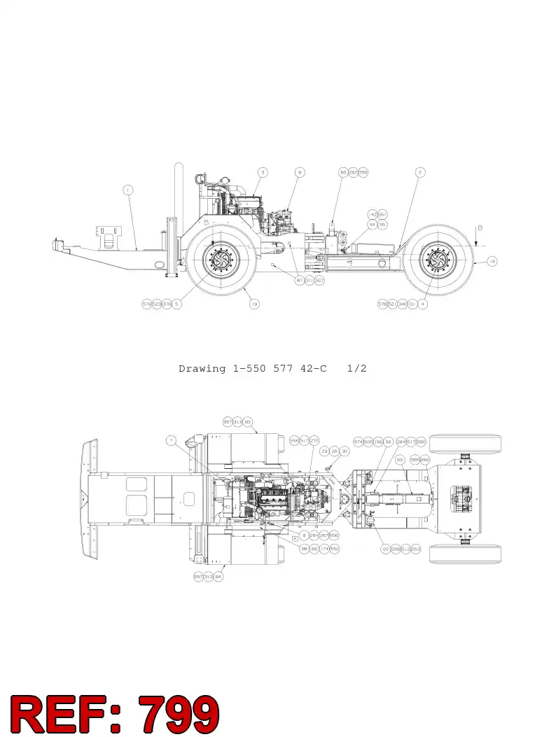 55065707 550 657 07 SCREW SET - Sandvik Technical Drawing