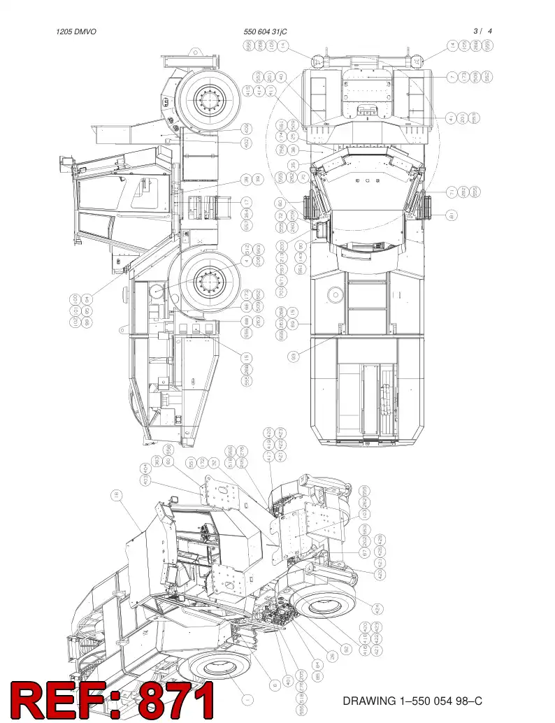 55065826 550 658 26 PRESSURE VESSEL - Sandvik Technical Drawing