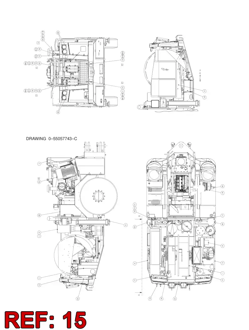55065842 550 658 42 MOUNTING - Sandvik Technical Drawing