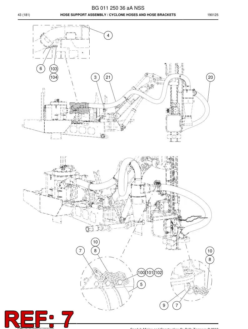 55065902 550 659 02 Hook - Sandvik Technical Drawing