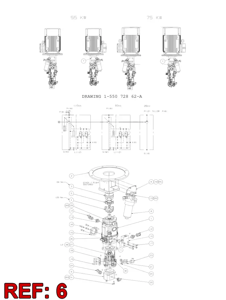 55065970 550 659 70 BRACKET - Sandvik Technical Drawing