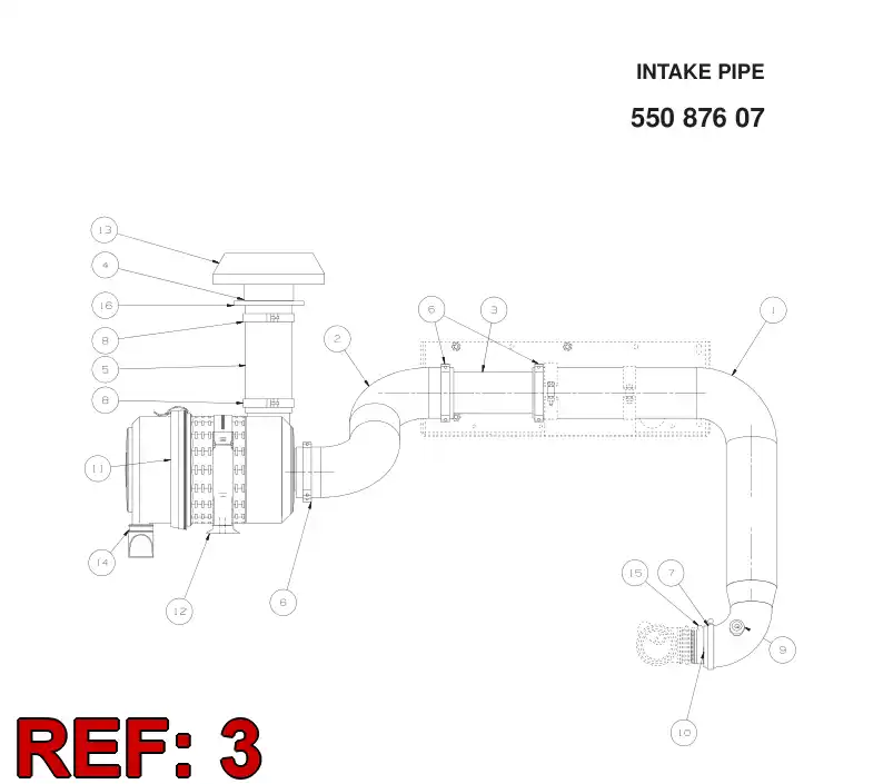 55066000 550 660 00 PIPE - Sandvik Technical Drawing