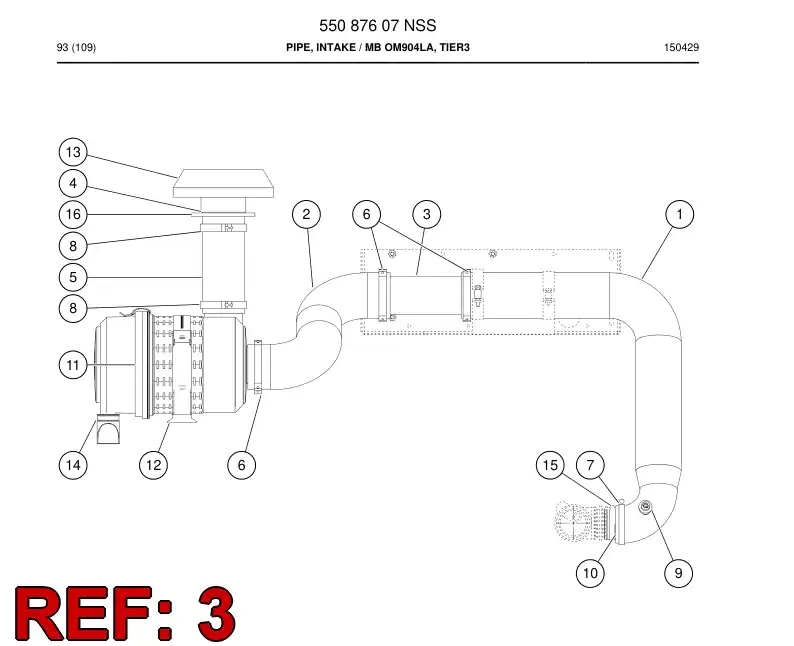 55066000a 550 660 00a Pipe - Sandvik Technical Drawing