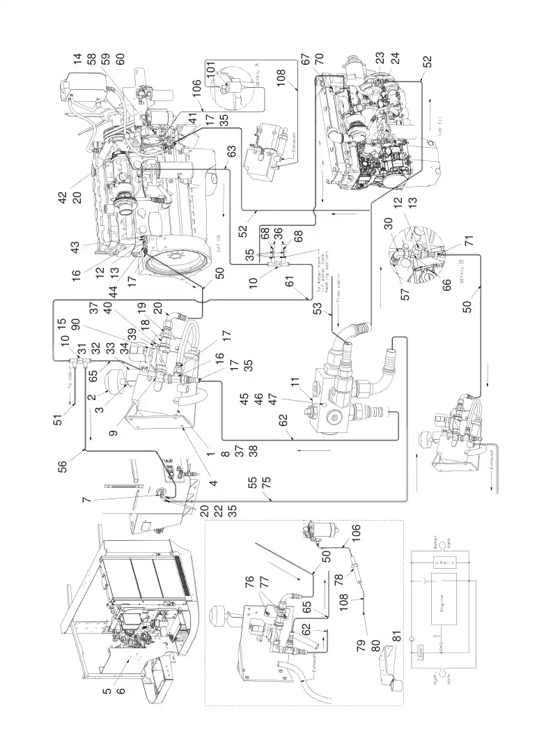 55066032gC 550 660 32gC WATER HEATER ASSEMBLY - Sandvik Technical Drawing