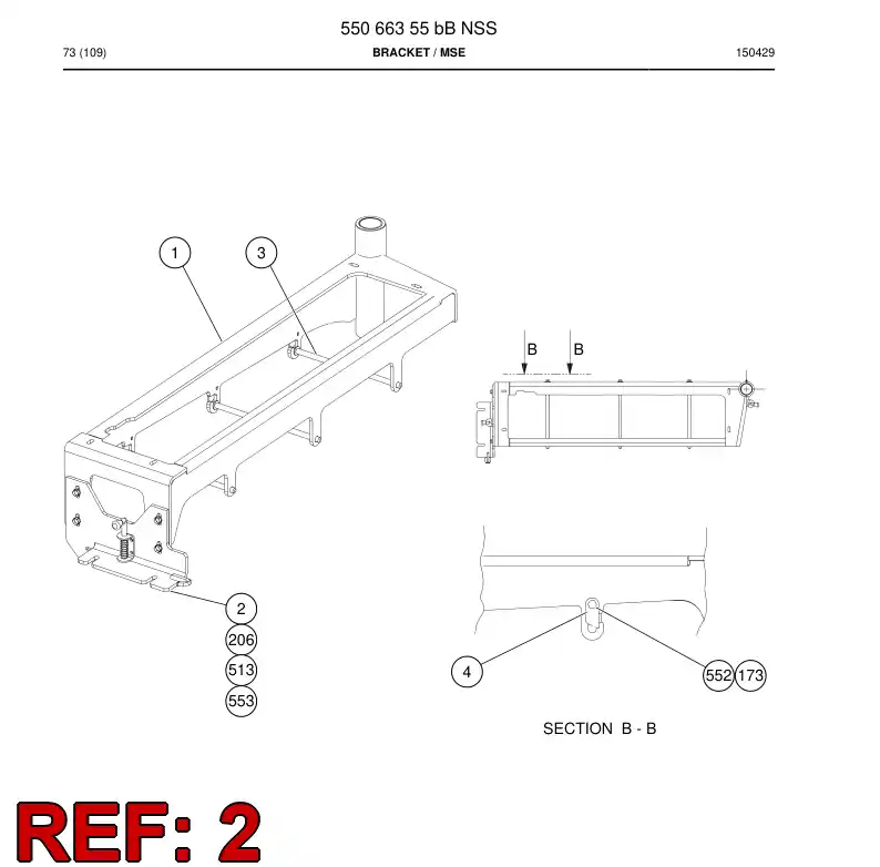 55066199a 550 661 99a Plate - Sandvik Technical Drawing