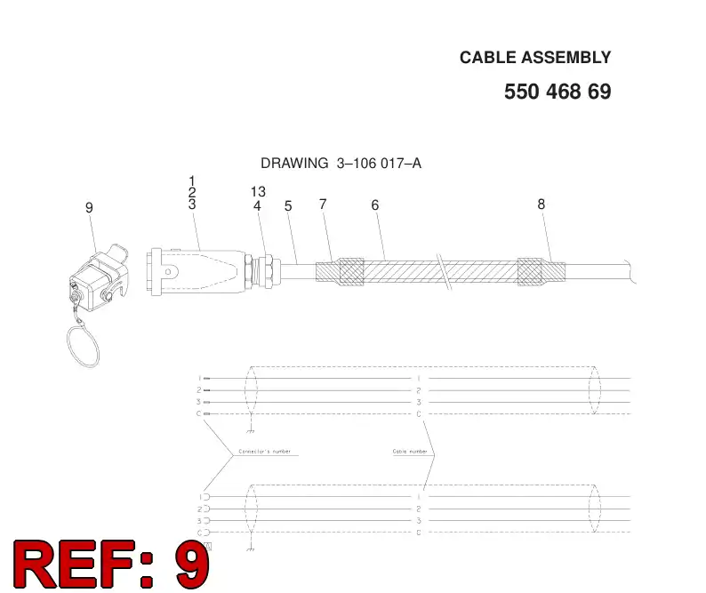 55066202 550 662 02 Cover - Sandvik Technical Drawing