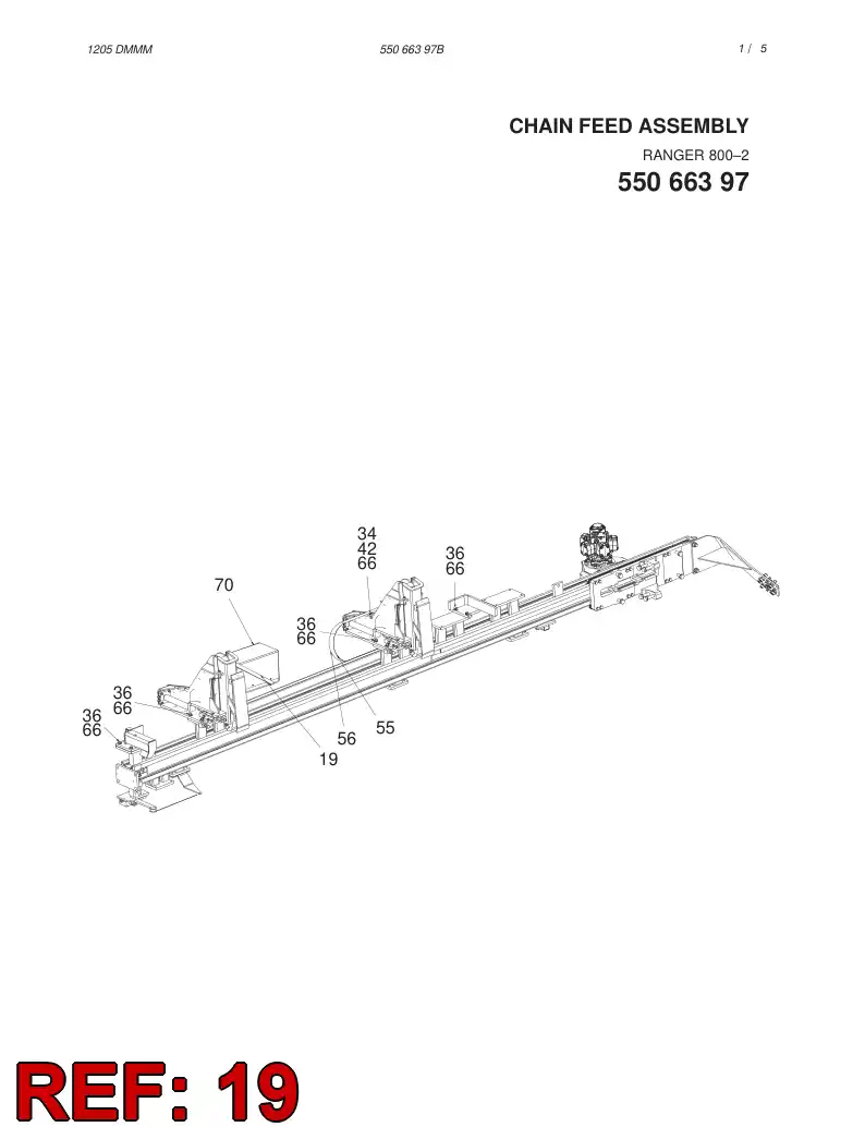 55066213 550 662 13 Support - Sandvik Technical Drawing
