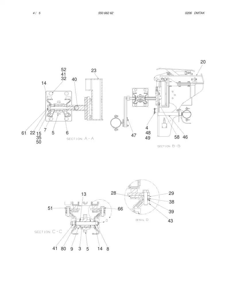 55066262 550 662 62 FEED - Sandvik Technical Drawing