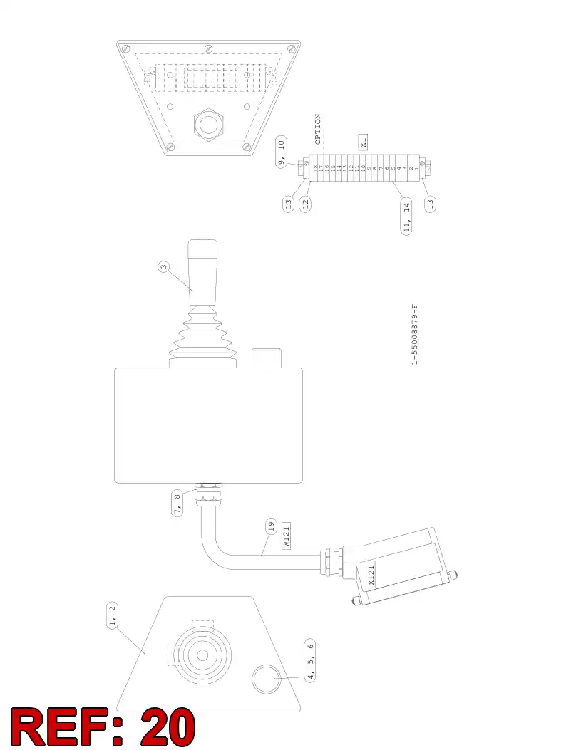 55066317 550 663 17 Instruction, Wiring - Sandvik Technical Drawing