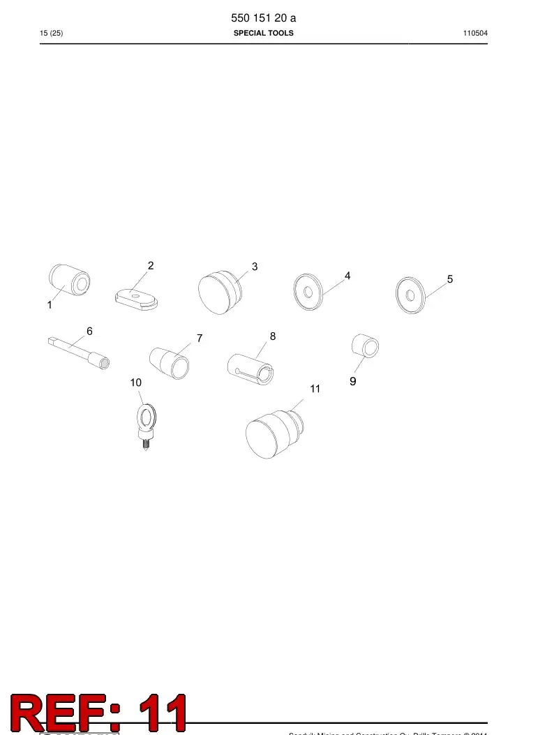 55066327 550 663 27 PUNZN - Sandvik Technical Drawing