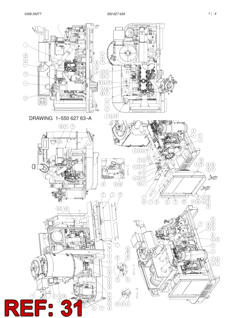 55066332 550 663 32 HOSE - Sandvik Technical Drawing