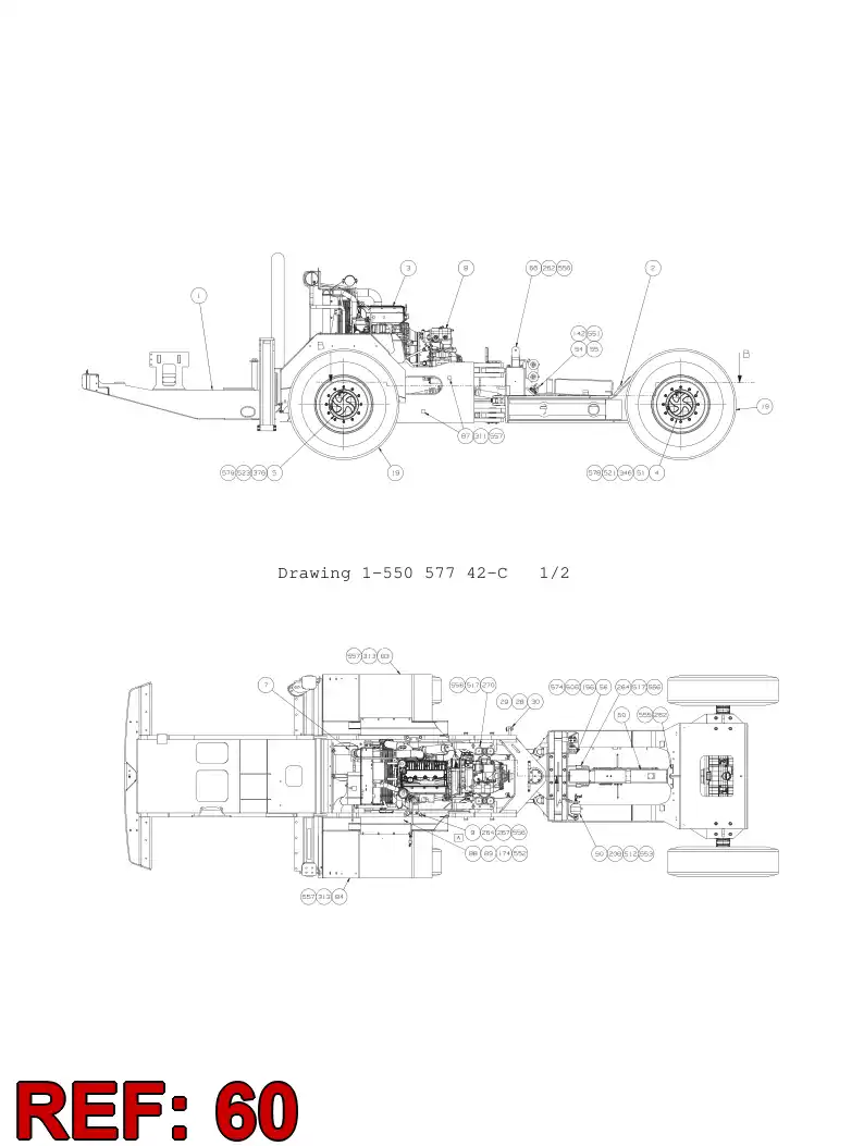 55066343 550 663 43 COVER PLATE - Sandvik Technical Drawing