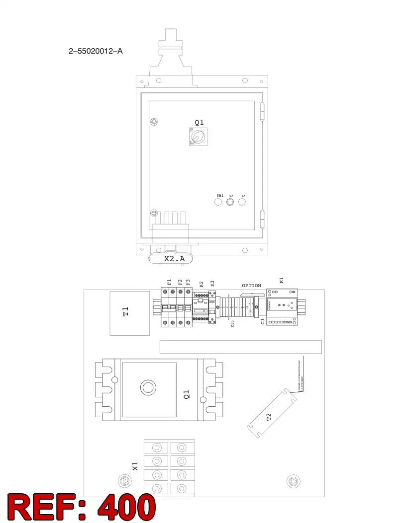 55066527 550 665 27 WIRING INSTRUCTION - Sandvik Technical Drawing