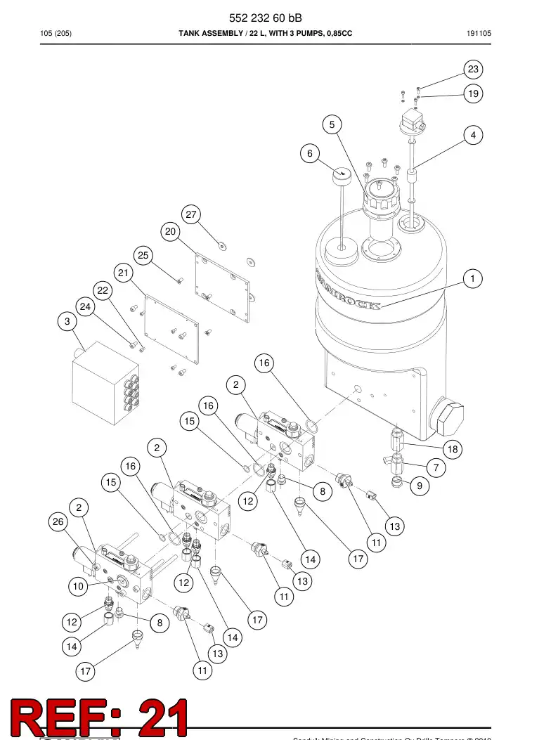 55066612a 550 666 12a Plate - Sandvik Technical Drawing