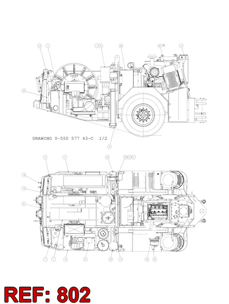 55066684 550 666 84 FUEL SYSTEM - Sandvik Technical Drawing
