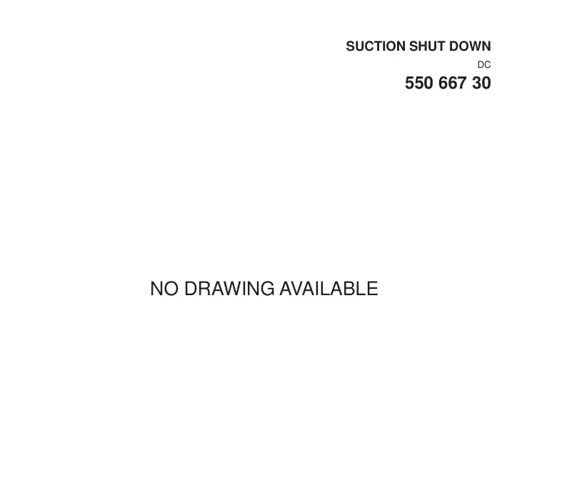 55066730b 550 667 30b Suction shut down - Sandvik Technical Drawing