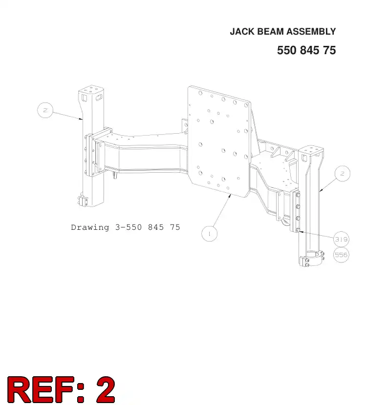 55066884 550 668 84 HOUSING - Sandvik Technical Drawing